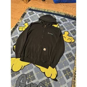 Vintage Carhartt Zip Up Hoodie Sweater Sweatshirt
